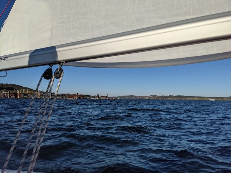 Max Schulze Dieckhoff beim Segeln